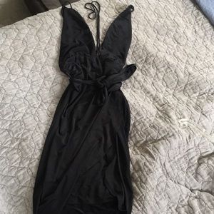 Black dress great for a bachelorette party